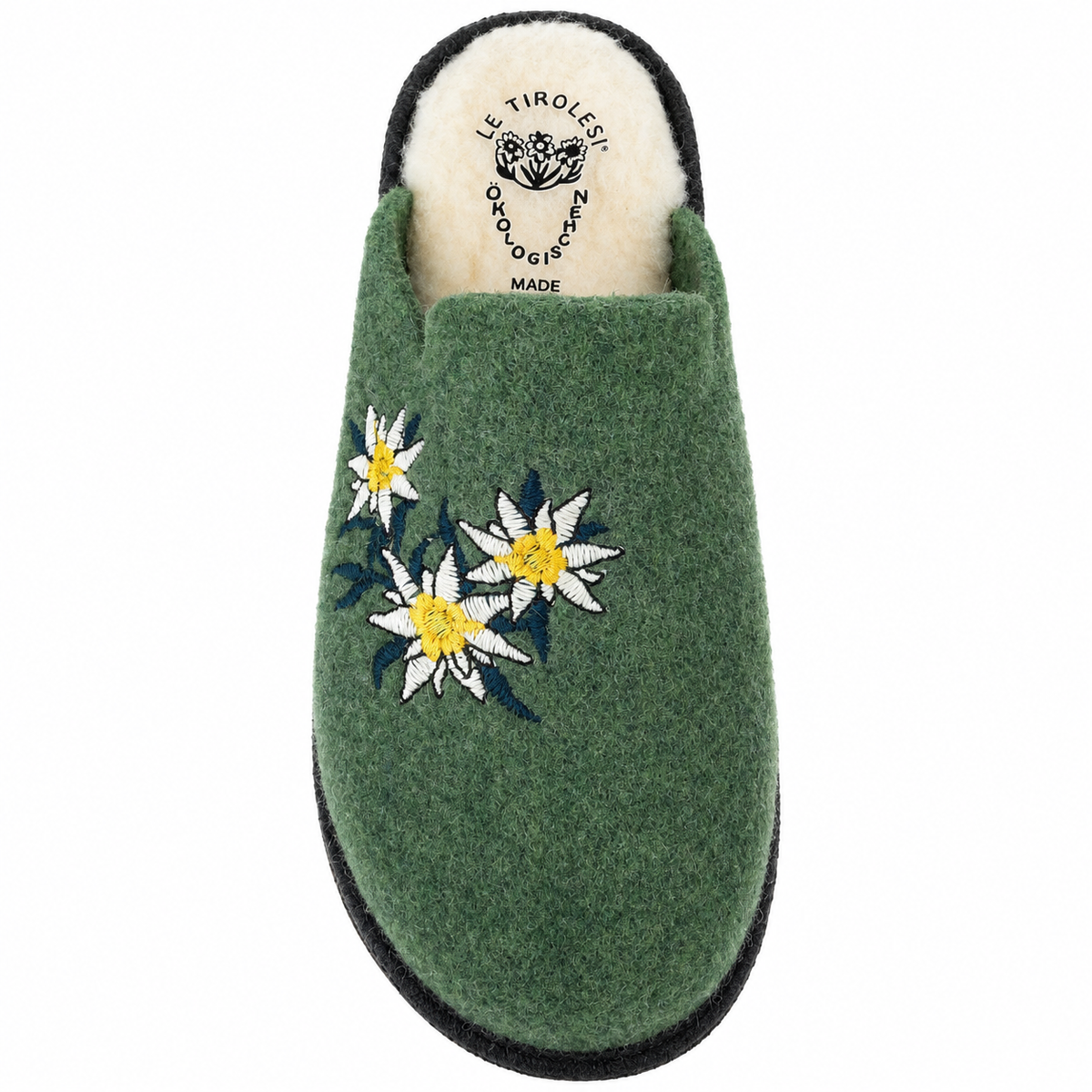 LE TIROLESI 8676 IN LANA COTTA VERDE MELA