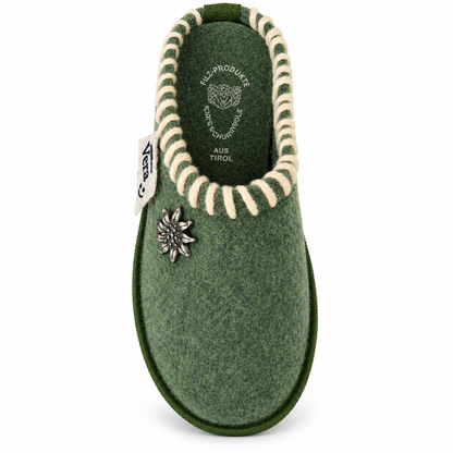 LE TIROLESI 683 IN LANA COTTA VERDE MELA
