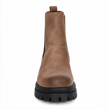 LE TRE VENEZIE 6585 STIVALETTO NABUK SPAZZOLATO TAUPE