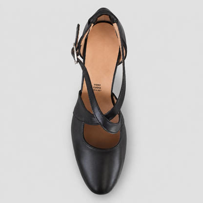 SCARPA DA BALLO ART. 100B NAPPA NERA