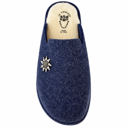 LE TIROLESI 1012 IN LANA COTTA BLU NOTTE