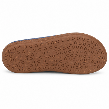 LE TIROLESI 453 CIABATTA IN LANA COTTA DENIM
