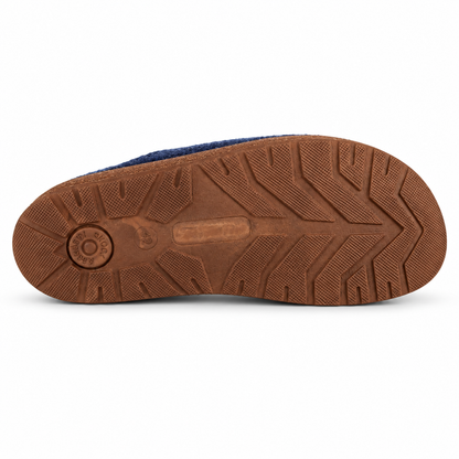 STELLA 461 CIABATTA IN LANA COTTA BLU
