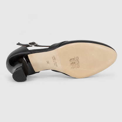 SCARPA DA BALLO ART. 100 NAPPA NERA
