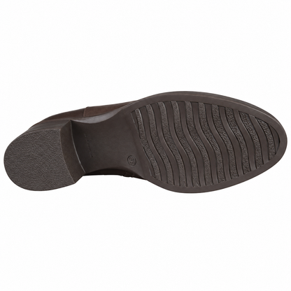 LUX 5440 STIVALETTO PELLE CIOCCOLATO