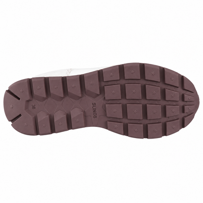 SUN68 ALLY SNEAKER BIANCO PANNA