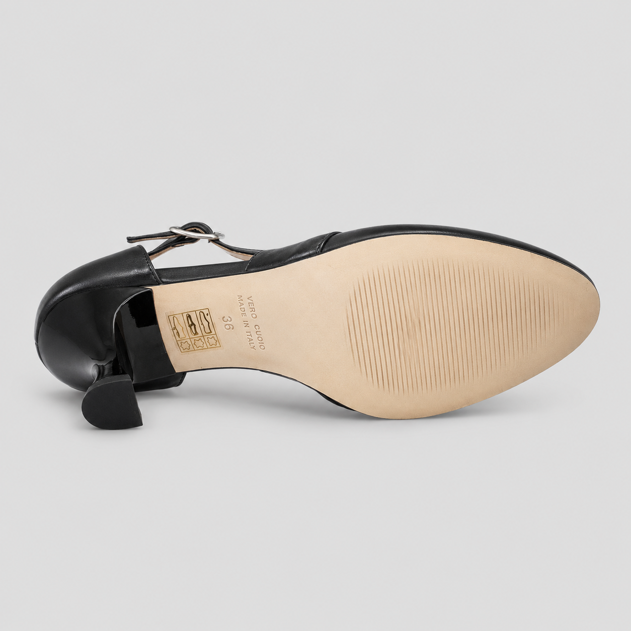 SCARPA DA BALLO ART. 100B NAPPA NERA