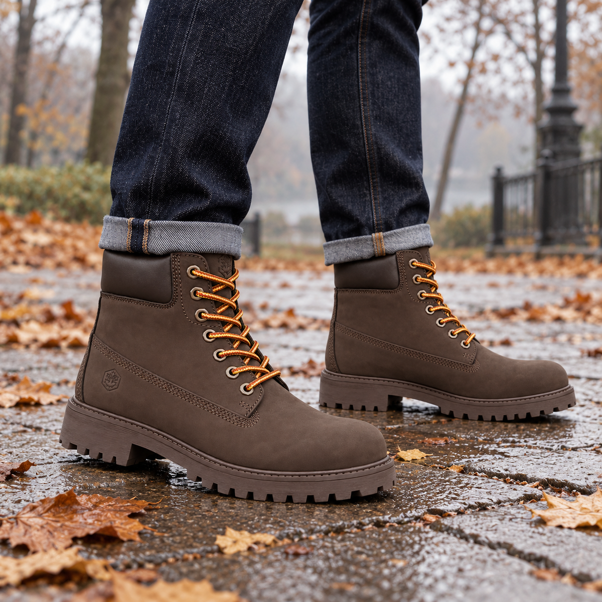 LUMBERJACK 106 ANKLE BOOT SAGE GREEN