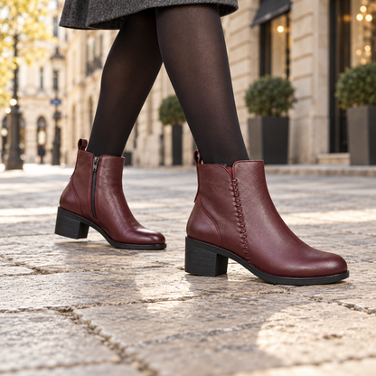 LUXURY KERA 503 STIVALETTO BORDO'