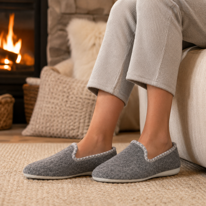 DOREA CS01 PANTOFOLA TWEED GRIGIO