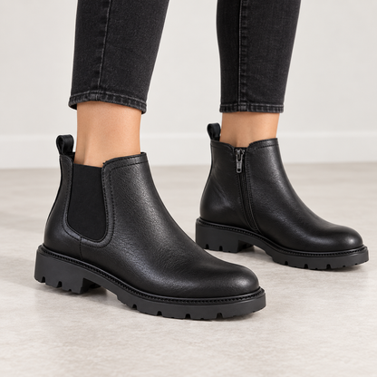 LUX 2760 STIVALETTO PELLE NERO