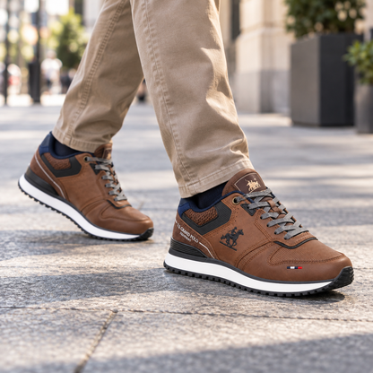U.S. GRAND POLO 12165 SNEAKER DK BROWN