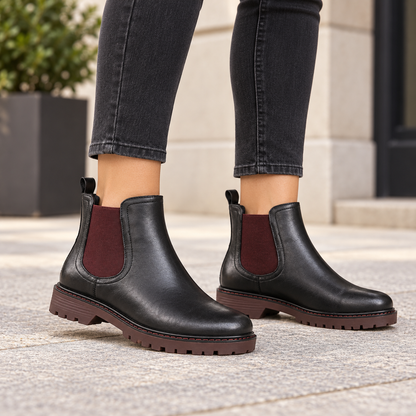 SHOOTERS S22761 STIVALETTO BLACK-BORDO'