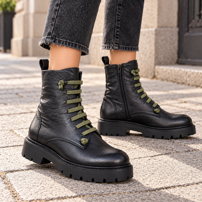 SHOOTERS S24239 STIVALETTO BLACK-GREEN