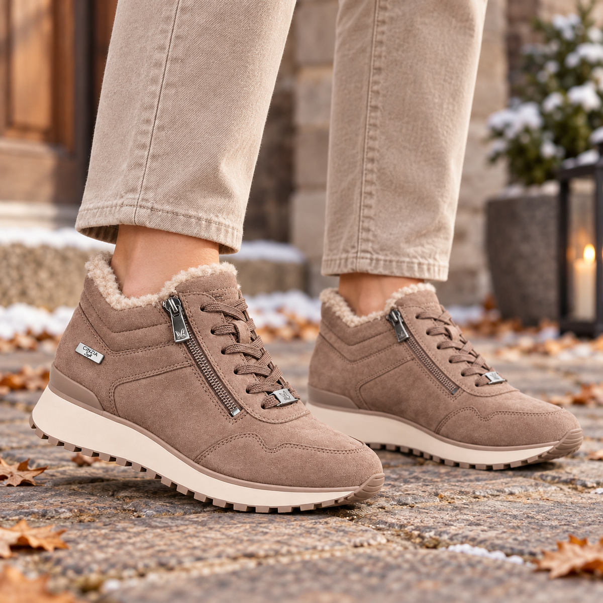 CAPRICE 26201 TAUPE SUEDE