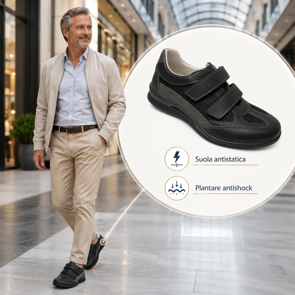 GRISPORT DUE STRAPPI NERA ART. 8407
