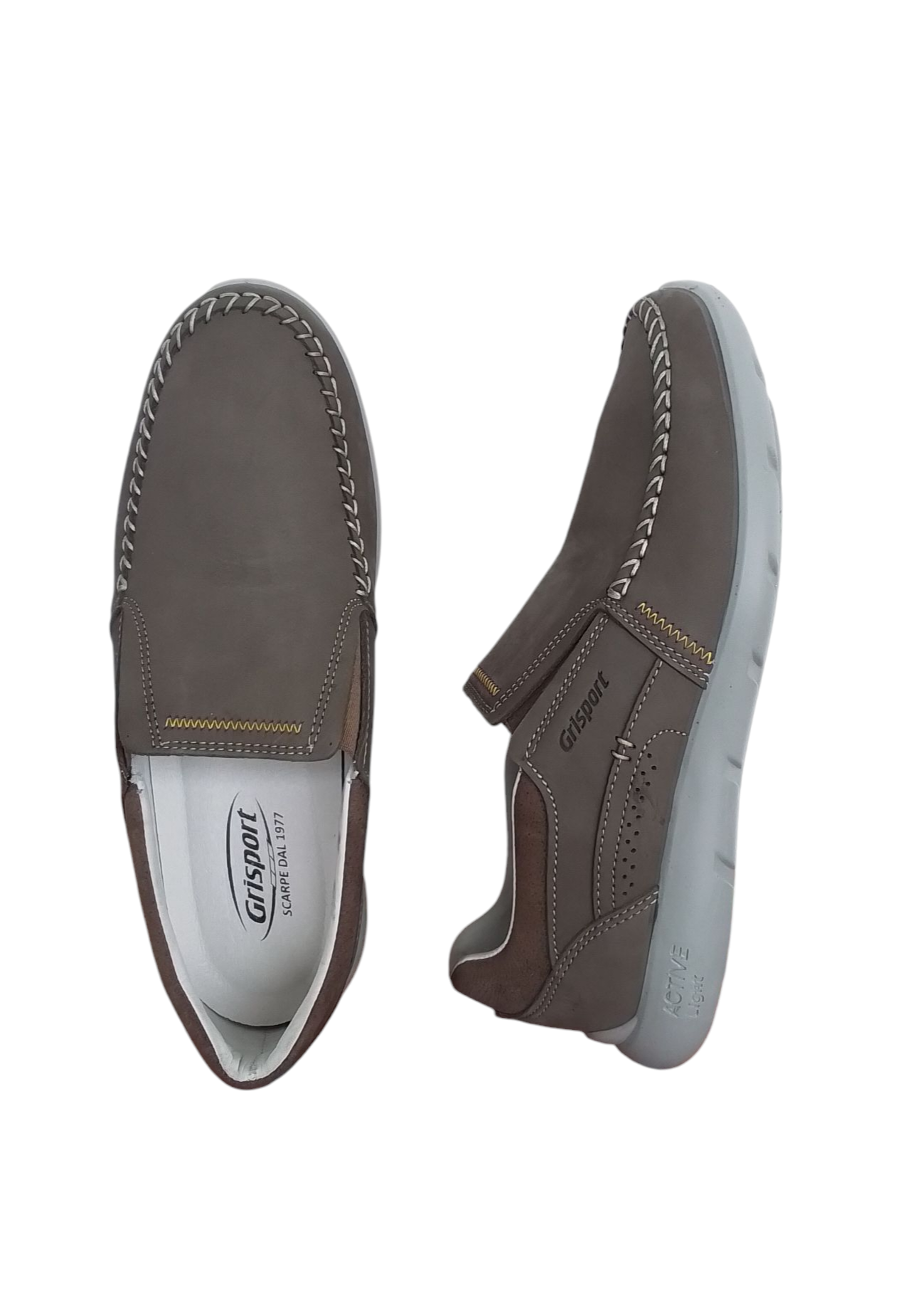 Grisport mocassino uomo, art.43904, colore visone