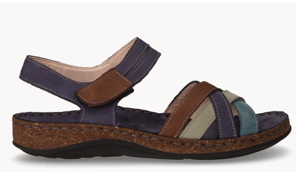 SANDALO TEXX SPORTIVO BLU MULTICOLOR