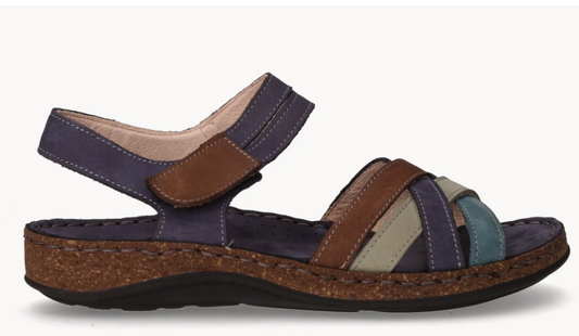 SANDALO TEXX SPORTIVO BLU MULTICOLOR