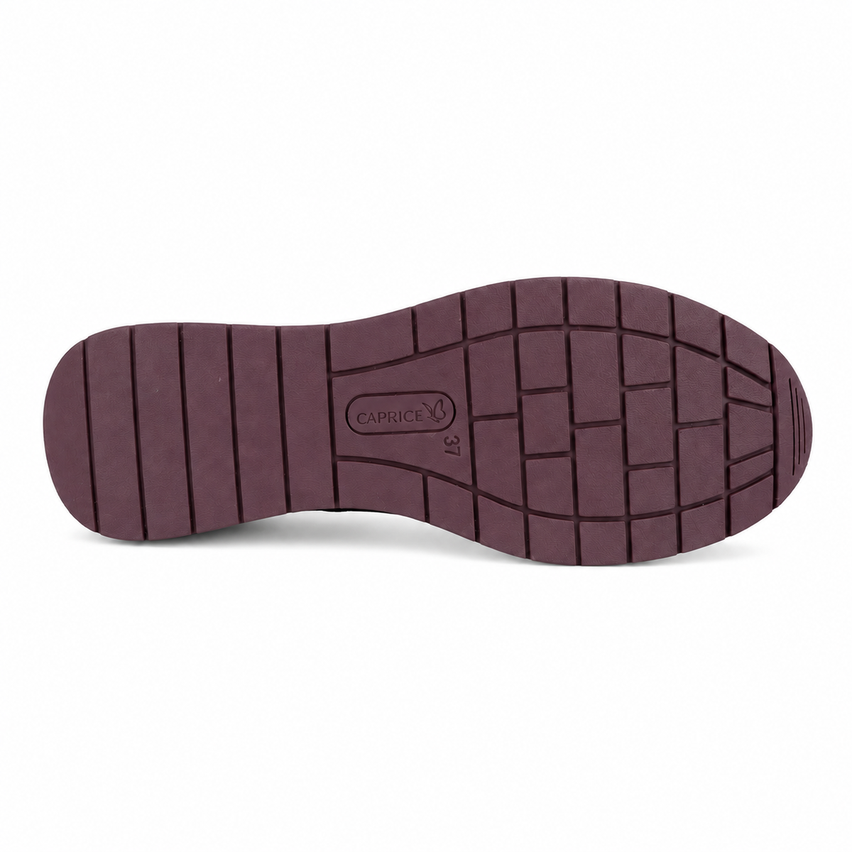 CAPRICE 23300 sneaker bordeaux combo su sfondo bianco