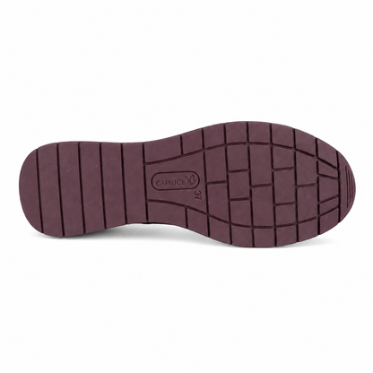 CAPRICE 23300 sneaker bordeaux combo su sfondo bianco