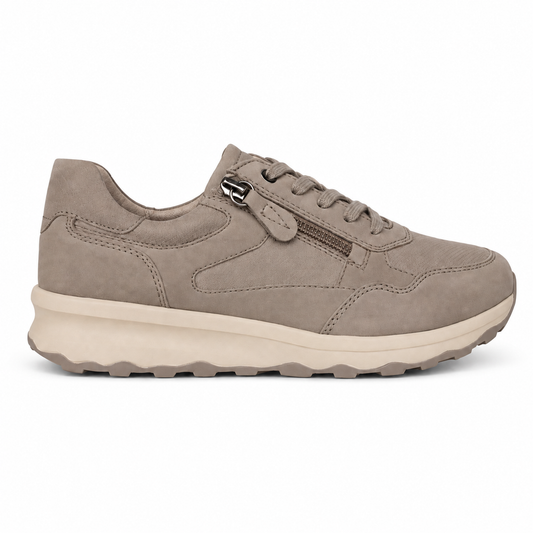CAPRICE 23719 sneaker beige su sfondo bianco