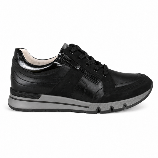 CAPRICE 23768 sneaker black combo su sfondo bianco