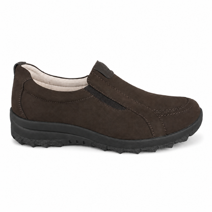 CAPRICE 24755 mocassino marrone su sfondo bianco