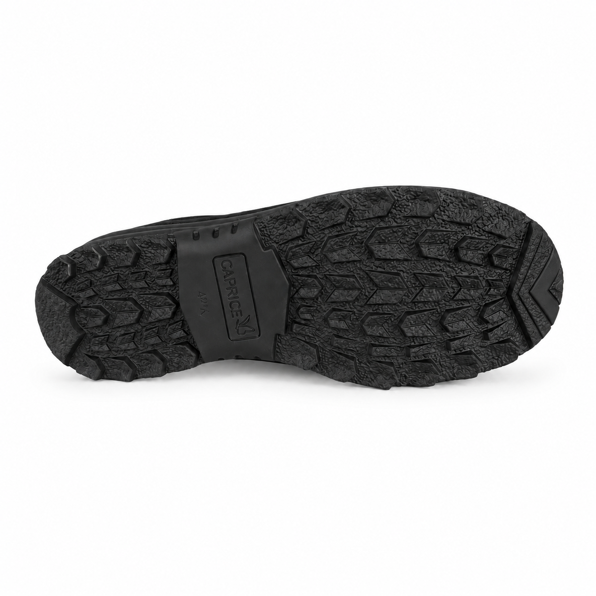 CAPRICE 24755 mocassino nero suola su sfondo bianco