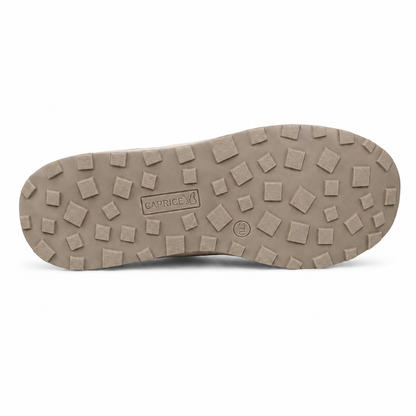 CAPRICE 25204 sneaker beige combo suola su sfondo bianco