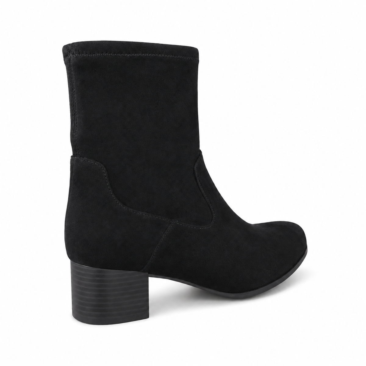 CAPRICE 25316 stivaletto black stretch su sfondo bianco