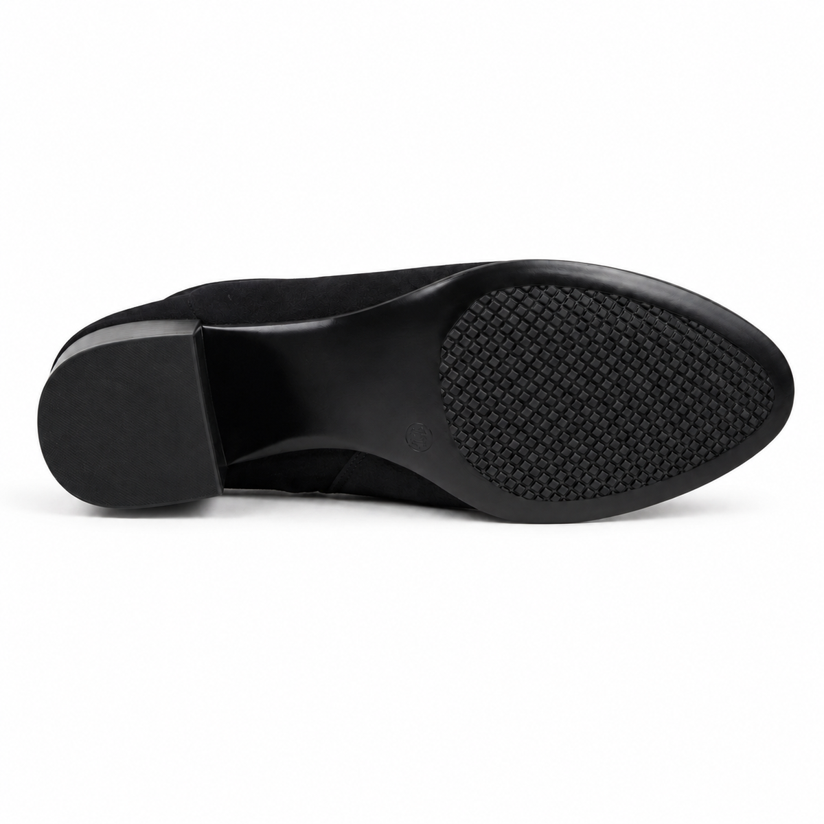 CAPRICE 25316 STIVALETTO BLACK STRETCH su sfondo bianco