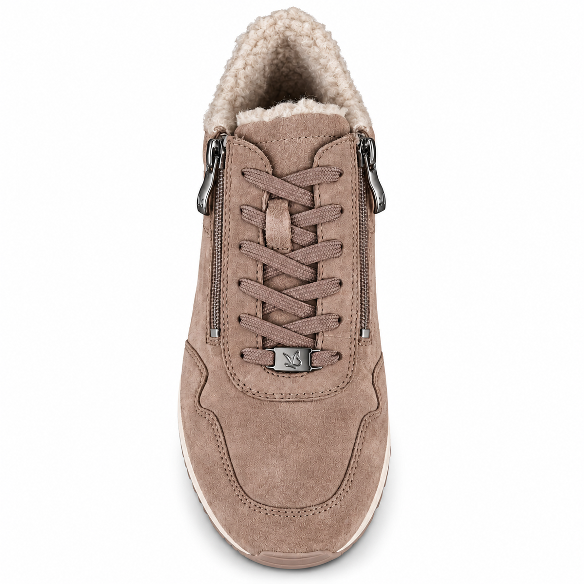 CAPRICE 26201 TAUPE SUEDE su sfondo bianco