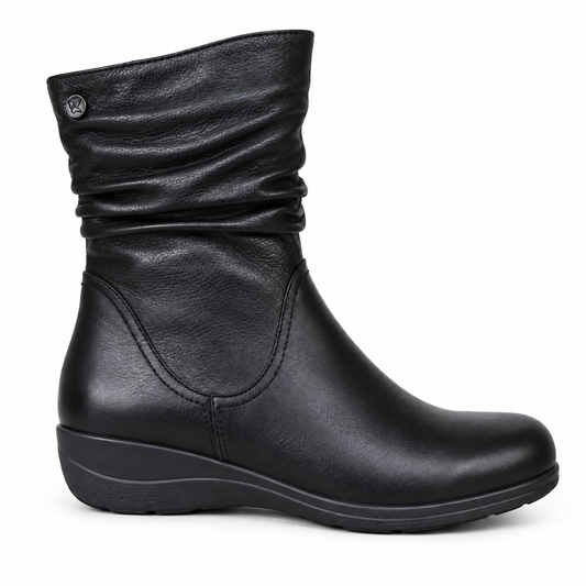 CAPRICE 26406 STIAVALETTO BLACK NAPPA su sfondo bianco
