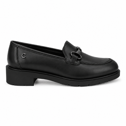 CINZIA SOFT MOCASSINO IV2604 BLACK su sfondo bianco