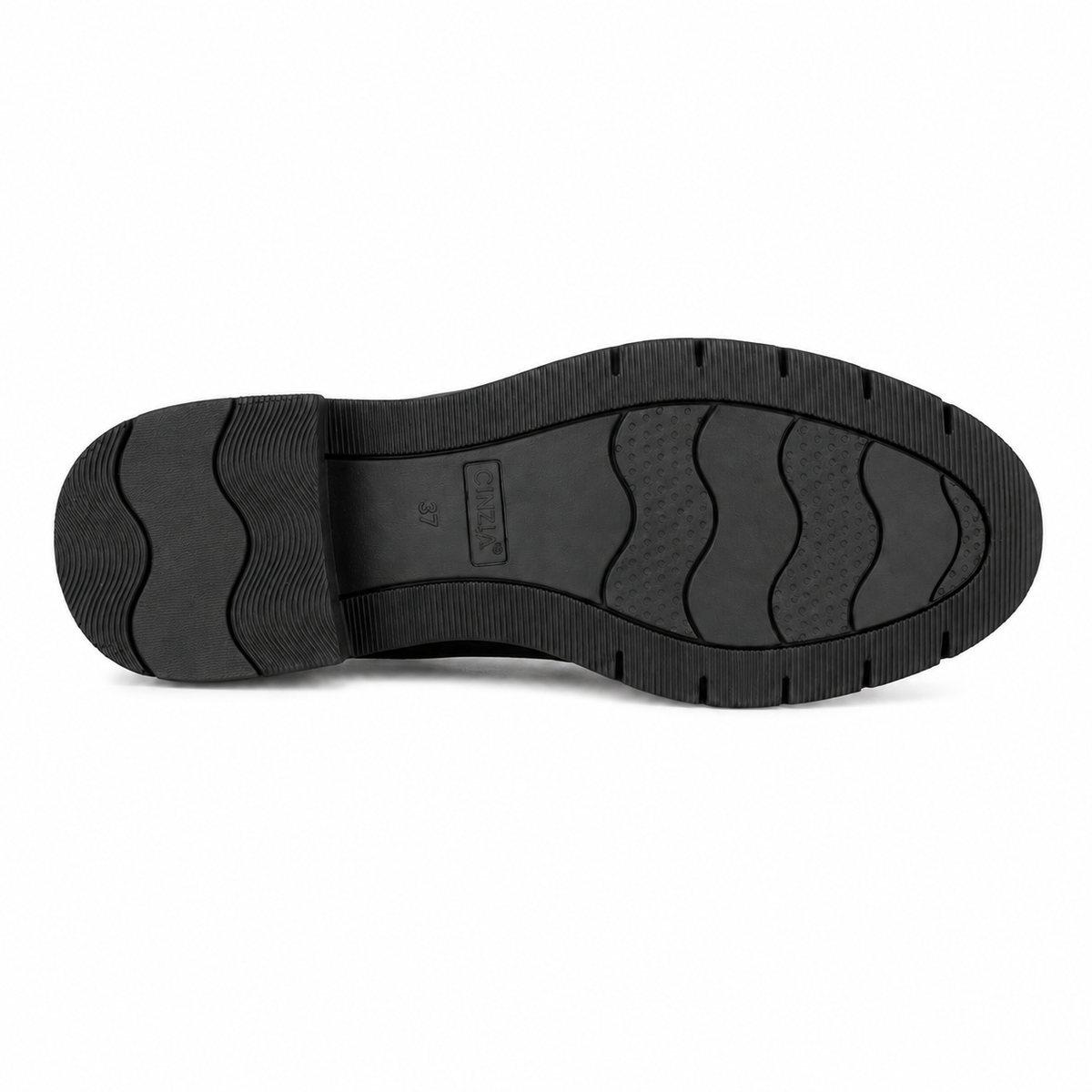 CINZIA SOFT MOCASSINO IV2604 BLACK su sfondo bianco