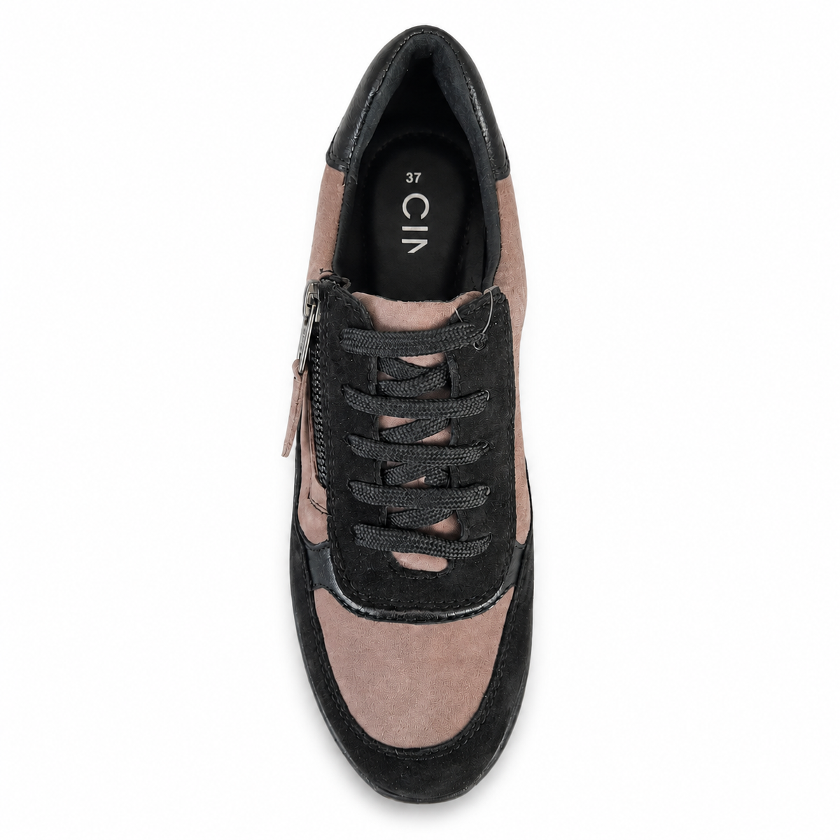 CINZIA SOFT SNEAKER IV424481 BLACK/T. DI MORO su sfondo bianco