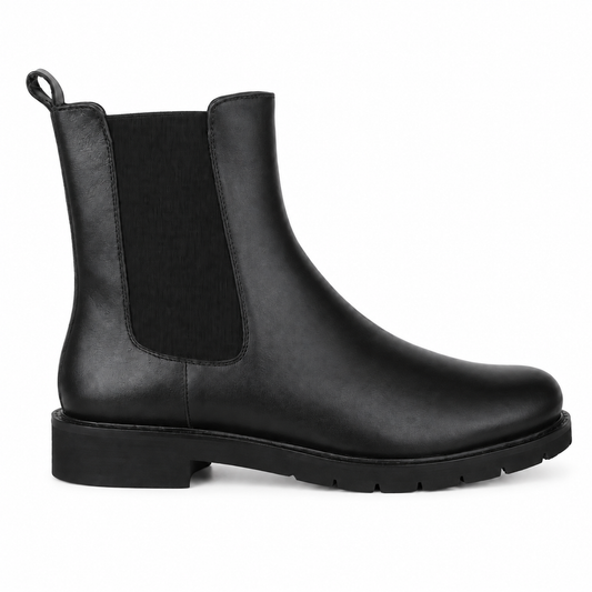 CINZIA SOFT STIVALETTO PFN2161 BLACK su sfondo bianco