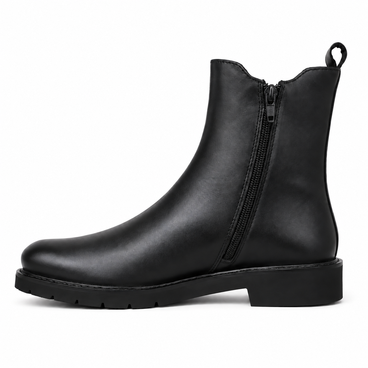 CINZIA SOFT STIVALETTO PFN2161 BLACK su sfondo bianco