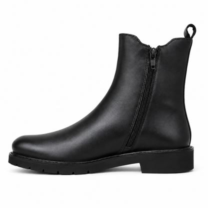CINZIA SOFT STIVALETTO PFN2161 BLACK su sfondo bianco