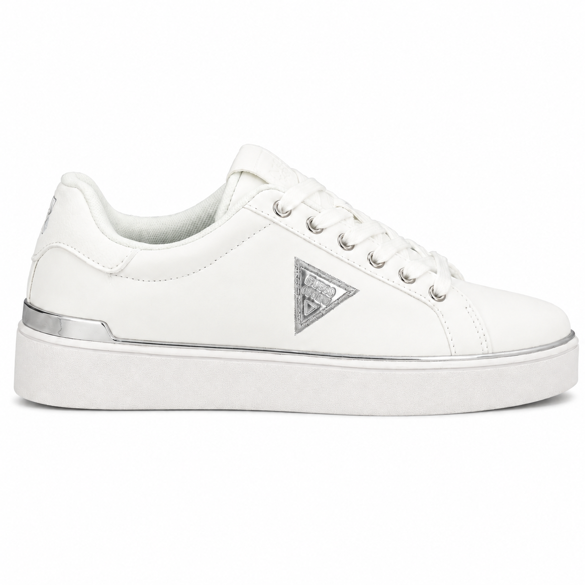 Sneaker bianca - vista 1 su sfondo bianco