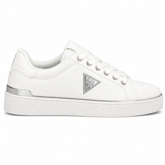 Sneaker bianca - vista 1 su sfondo bianco