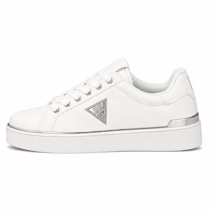 Sneaker bianca - vista 2 su sfondo bianco