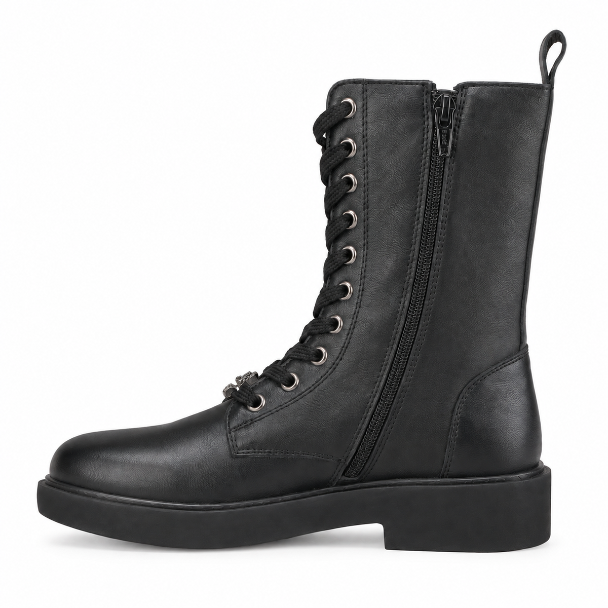 CRISTIN BIKER MARA3 PELLE NERO su sfondo bianco