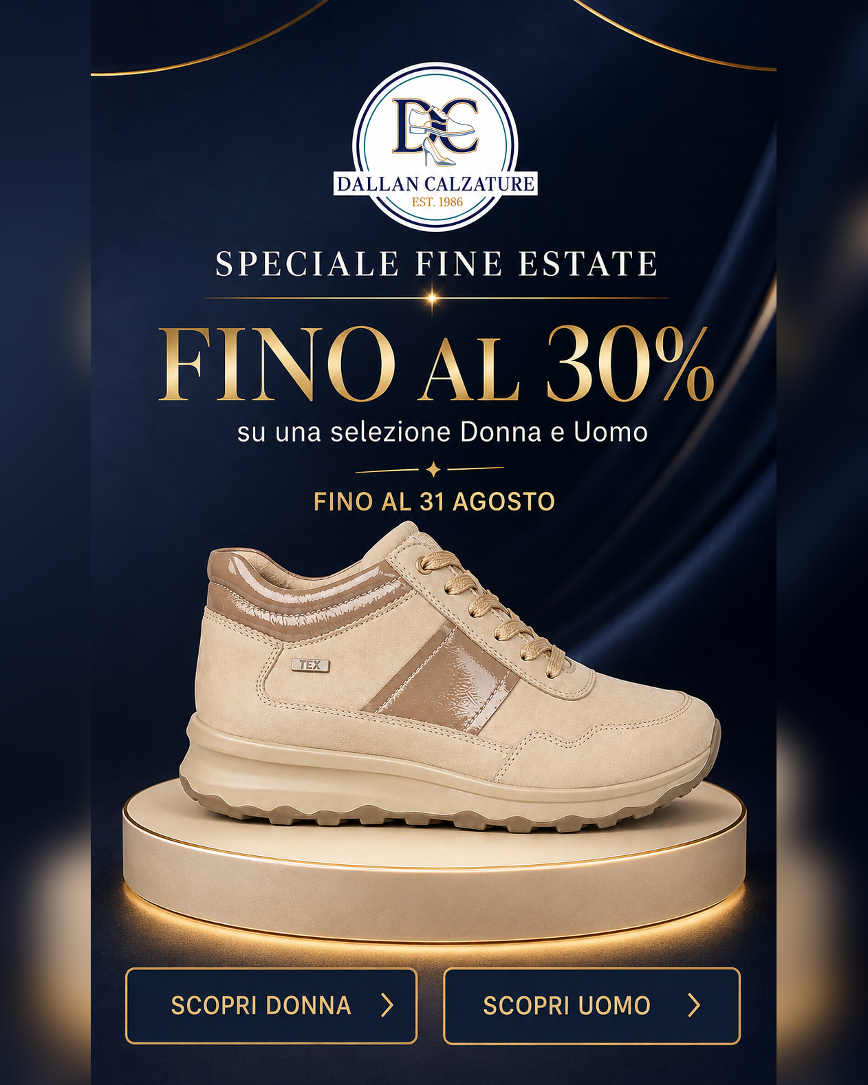 Speciale Fine Estate Dallan - fino al 30% - mobile 4:5