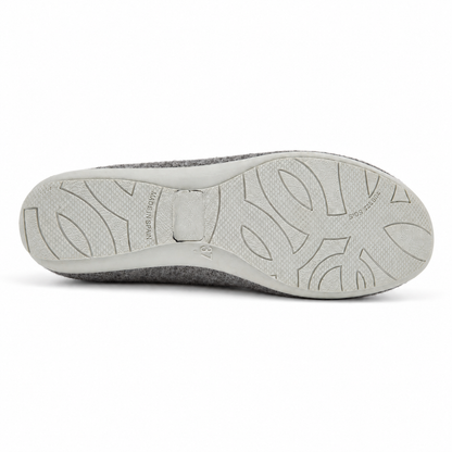DOREA CS01 PANTOFOLA TWEED GRIGIO su sfondo bianco