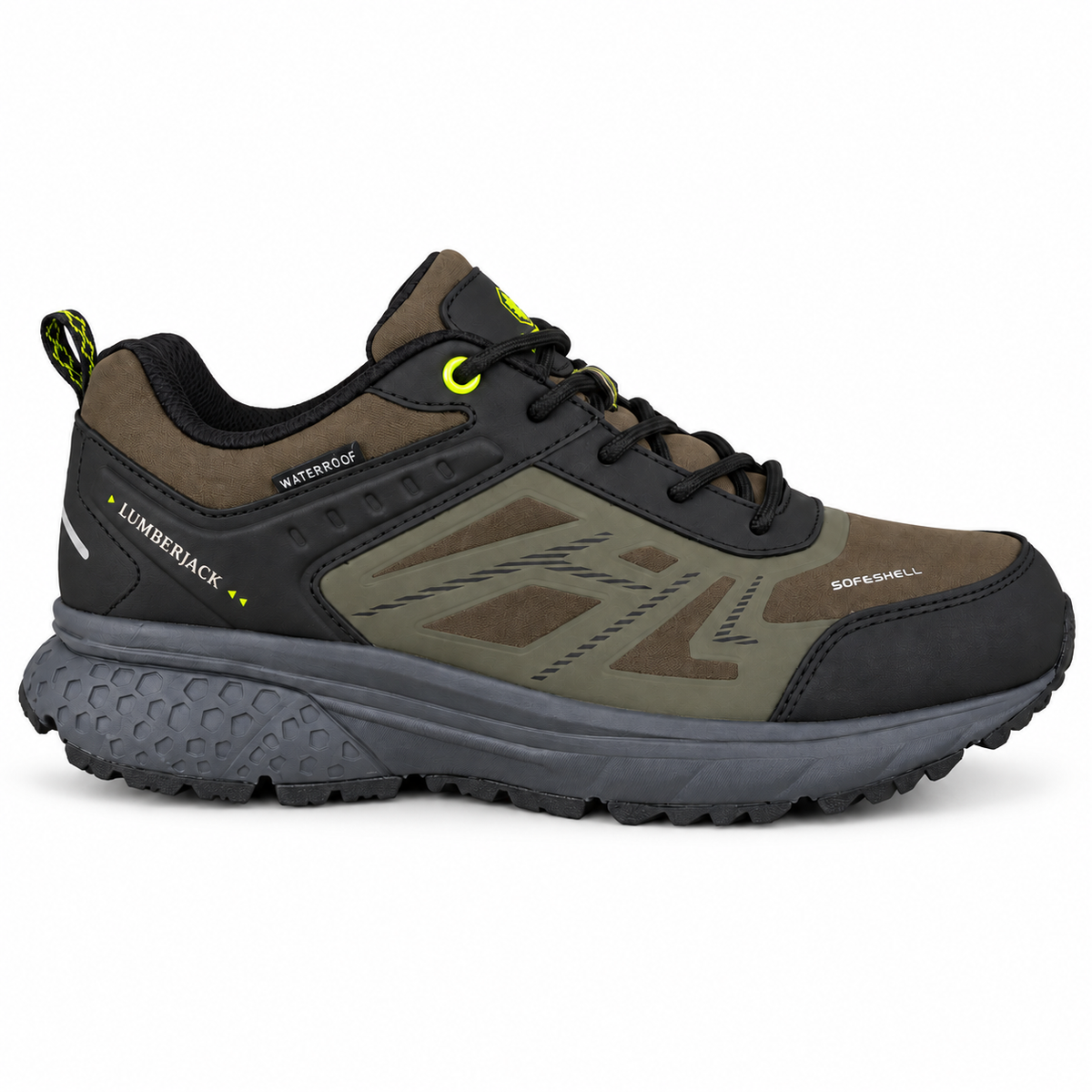 LUMBERJACK JOSEP KHAKI su sfondo bianco