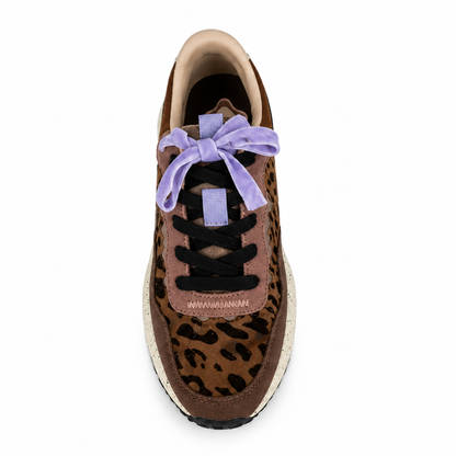 LUMBERJACK TECLA SNEAKER BROWN su sfondo bianco