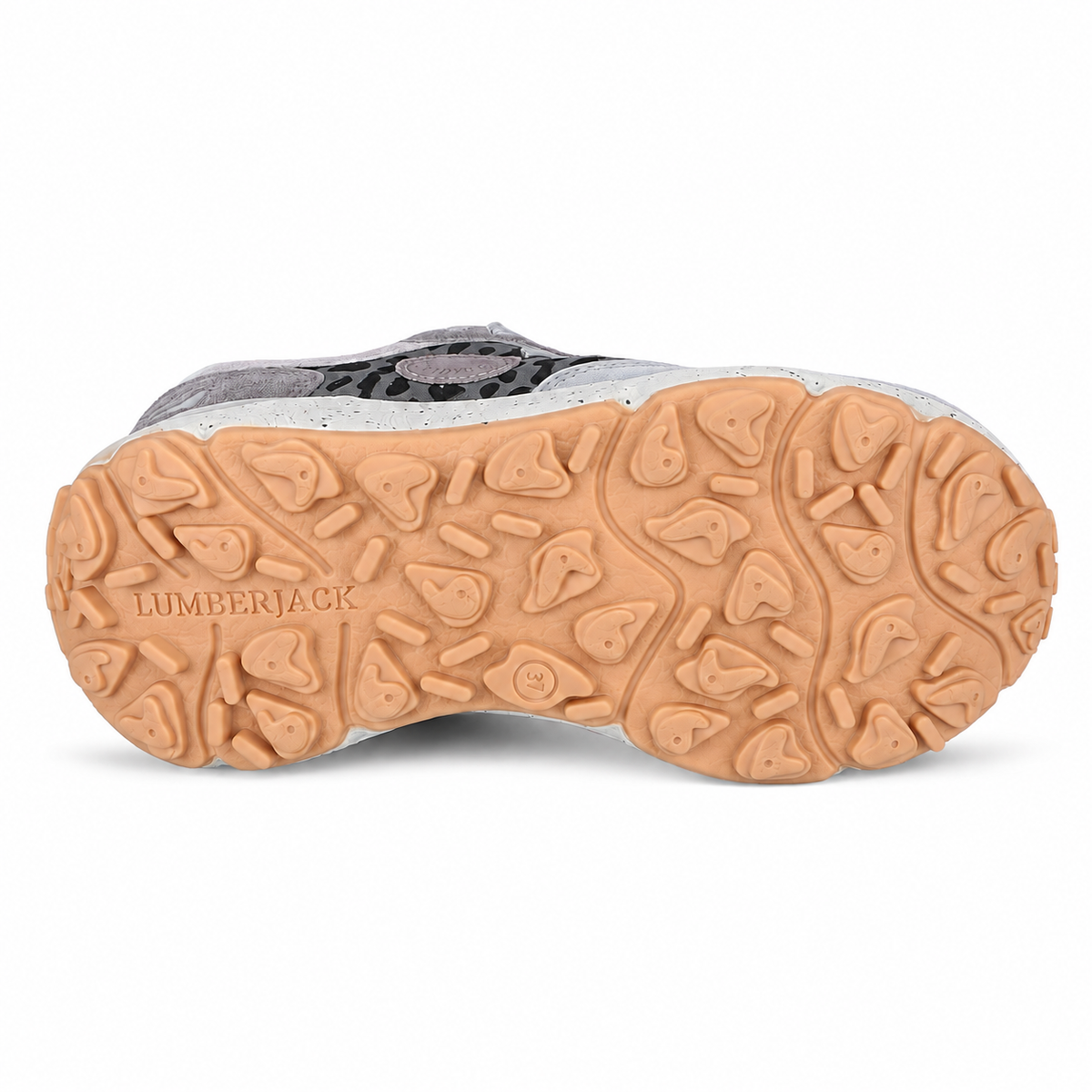LUMBERJACK TECLA SNEAKER GRAY/ROSE su sfondo bianco