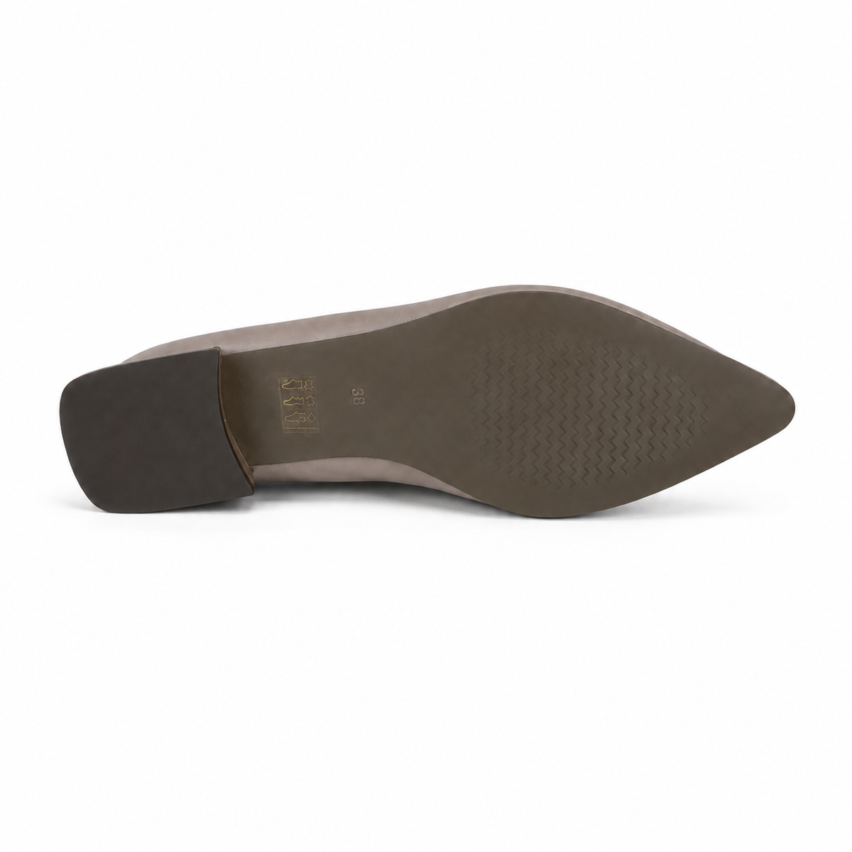 MAD MIND MOCASSINO 1564 NAPPA LEO TAUPE su sfondo bianco